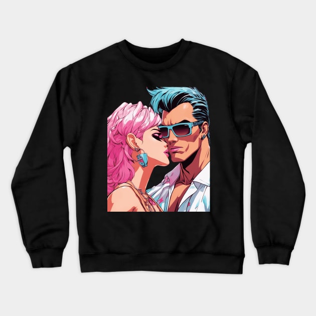 Anime Together for Eternity Crewneck Sweatshirt by animegirlnft